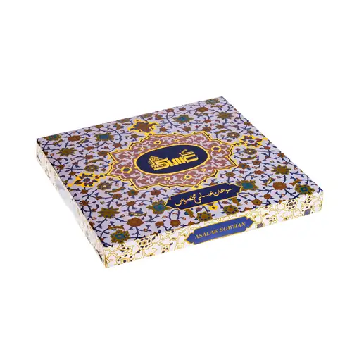 سوهان عسلی تخت مخلوط (پسته و بادام) (250 گرم)